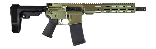 Shark Coast Tactical SCC07138CAI-P Caiman 5.56 NATO 30+1 10.50" Black Nitride Threaded Barrel, Aluminum Receiver w/Picatinny Rail, M-LOK Handguard, Polymer SB Tactical SBA3 Brace, Magpul MOE Grip, Rig