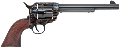 Traditions SAT73004 1873  45 Colt (LC) 6rd 7.50" Blued Cylinder/Barrel Color Case Hardened Steel Frame with Walnut Grips