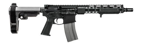 Griffin Armament MK2CQB223W115P-W MK2 CQB 223 Wylde 11.50" Threaded Barrel, Black Anodized Aluminum Receiver w/Picatinny Rail, M-LOK Handguard, Black Polymer SBA3 Brace, Black A3 Grip, Ambidextrous