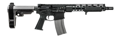 Griffin Armament MK2CQB223W115P-W MK2 CQB 223 Wylde 11.50" Threaded Barrel, Black Anodized Aluminum Receiver w/Picatinny Rail, M-LOK Handguard, Black Polymer SBA3 Brace, Black A3 Grip, Ambidextrous
