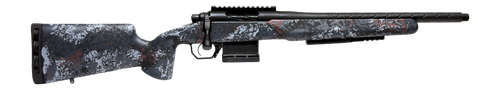 Horizon Firearms HRF-VBL-450B-16R Vandal Bloodline 450 Bushmaster 16.50" SOCOM Black Big Pins Fluting/Threaded Barrel, SOCOM Black Receiver w/Picatinny Rail, Arca Rail Forend, Iota EKO Carbon Fiber St