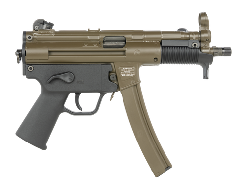 HK 81001455 SP5K PDW Sports South Exclusive 9mm Luger 30+1 5.83" Patriot Brown Aluminum Receiver, Black Polymer Grip, Right Hand
