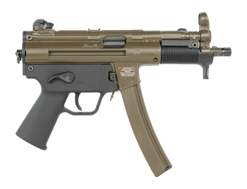 HK 81001455 SP5K PDW Sports South Exclusive 9mm Luger 30+1 5.83" Patriot Brown Aluminum Receiver, Black Polymer Grip, Right Hand
