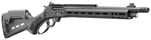 Marlin 70901 1895 Dark 45-70 Gov 5+1 16.17" Threaded, Black, M-Lok Handguard, Synthetic Stock with Cheek Riser & M-Lok Slots, Muzzle Brake, Adj Ghost Ring/Fiber Optic Sights, Optics Mount