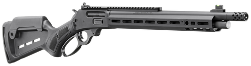 Marlin 70901 1895 Dark 45-70 Gov 5+1 16.17" Threaded, Black, M-Lok Handguard, Synthetic Stock with Cheek Riser & M-Lok Slots, Muzzle Brake, Adj Ghost Ring/Fiber Optic Sights, Optics Mount