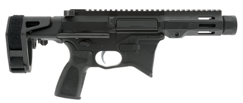 Maxim Defense  MD9 K SCW 9mm Luger 4.50" Black Nitride Threaded Barrel, Arid Brown Anodized Aluminum Receiver w/Picatinny Rail, Arid Black Maxim SCW Pistol Brace, Arid Brown Polymer Grip