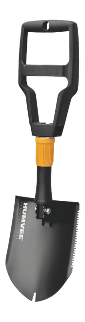 CAMP HMV-SHOVEL02 HUMVEE FOLD SHOVEL SAWTOOTH BLK
