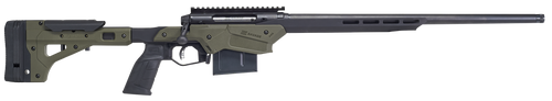 Savage Arms 57550 Axis II Precision 243 Win 10+1 22", Matte Black Barrel/Rec, OD Green Adjustable MDT Aluminum Chassis, Polymer Grip