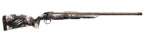 Fierce Firearms  Twisted Rage LR Full Size 308 Win 4+1 18" Smoked Bronze Cerakote Match Grade/Spiral Threaded Stainless Steel Barrel, Drilled & Tapped Receiver, Desert Shadow Camo Push Button Adj Comb