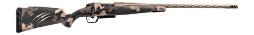 Fierce Firearms ROGSSX65PRC20BRS Twisted Rogue XP 6.5 PRC 3+1 20" Smoked Bronze Cerakote Spiral Fluted Threaded Stainless Steel Barrel, Drilled & Tapped Receiver, BiPod Rail Forend, Sonora Ambush Camo