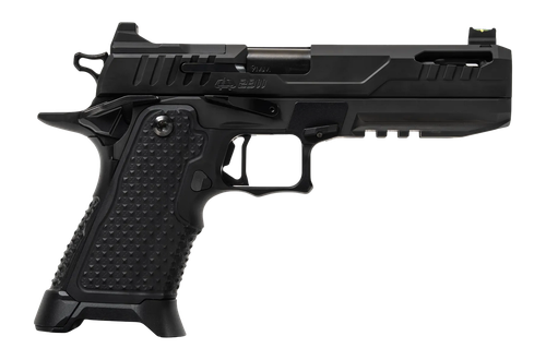 Oa Defense  2311 Pro Elite Full Size 9mm Luger 17+1 5" Ported Barrel, Black DLC Steel Optic Ready/Serrated Slide, Black Aluminum Frame w/Picatinny Rail, Black Aluminum Grip, Ambidextrous