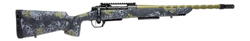 Horizon Firearms HRF-VE2-65CM-22R Venatic 2 6.5 Creedmoor 22" Sage Green Spiral Fluted Threaded Barrel, Black DLC Receiver w/Picatinny Rail, Arca Rail Forend, Artic Moss Iota EKO X Carbon Fiber Stock