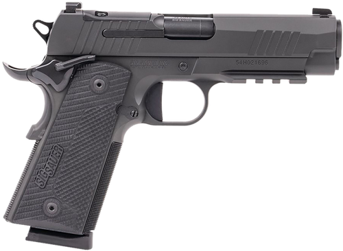 Sig Sauer 1911XCA45BXR3 1911 XCarry 45 ACP 8rd 4.25" Black DLC Black DLC Optic Ready Stainless Steel Slide Black DLC Black G10 Grip