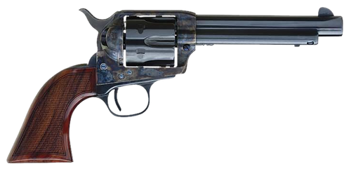 Cimarron AR401 Arizona Ranger  357 Mag 6 5.50" Blue w/Engraved "Arizona Ranger" Steel Barrel, Blued Cylinder Color Case Hardened Steel Frame, Checkered Walnut Grip, Exposed Hammer