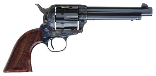 Cimarron AR401 Arizona Ranger  357 Mag 6 5.50" Blue w/Engraved "Arizona Ranger" Steel Barrel, Blued Cylinder Color Case Hardened Steel Frame, Checkered Walnut Grip, Exposed Hammer