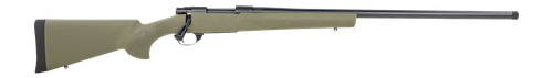 Howa HGR25CRHBG 1500 Hogue 25 Creedmoor 5+1 24" Matte Black Threaded Steel Barrel, Drilled & Tapped Receiver, Green Hogue OverMolded Synthetic Stock, Right Hand