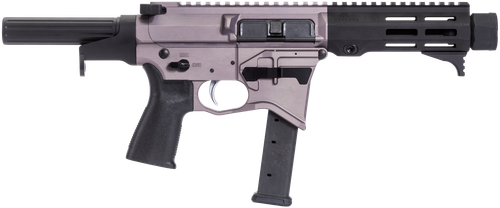Maxim Defense MXM48174 CPS MD9 9mm Luger Caliber with 5.50" Barrel, Urban Grey Anodized Metal Finish, Black Maxim CQB Brace & Polymer Grip Right Hand