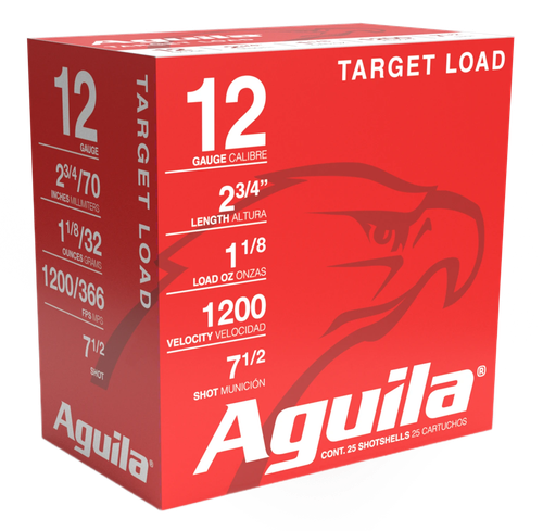 AGUILA 1CHB1357 TARGET   12G 2.75 #7.5 11/8  25/10