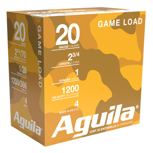 AGUILA 1CHB2004 GAME     20G 2.75 #4   1OZ   25/10