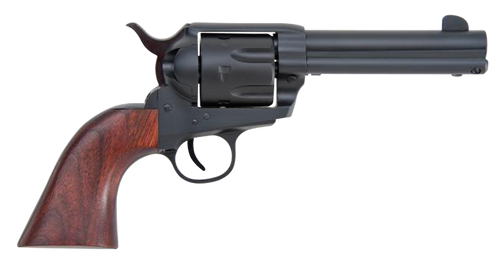 Traditions SAT7322053 1873 Rawhide 22 LR Caliber with 4.75" Barrel, 6rd Capacity Cylinder, Overall Blued Finish Steel & Walnut Grip