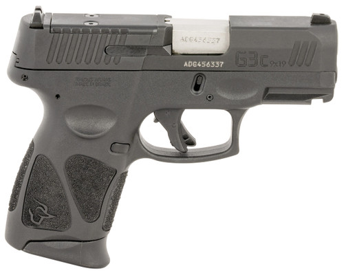 Taurus 1G3CP9312X12 G3C  9mm Luger 12+1 3.26" Matte Stainless Steel Barrel, Matte Black Tenifer Optic Cut/Serrated Slide, Black Polymer Frame w/Picatinny Rail, Black Polymer Grips