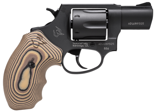 Taurus 285621VZ19 856  38 Special 6rd 2", Matte Black Carbon Steel, Brown VZ Cyclone Grip