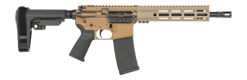 Shark Coast Tactical SCC07282SCAR-P Scarbog  5.56 NATO 30+1 10.50" Black Nitride Threaded Barrel, Aluminum Receiver w/Picatinny Rail, M-LOK Handguard, Polymer SB Tactical SBA3 Brace, Polymer Grip