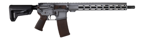 Shark Coast Tactical 300-169-1000-04 Pillager  5.56 NATO 30+1 16" Black Nitride Threaded Barrel, Aluminum Receiver w/Picatinny Rail, M-LOK Handguard, Magpul Collapsible Black Polymer Stock, Brown Magp