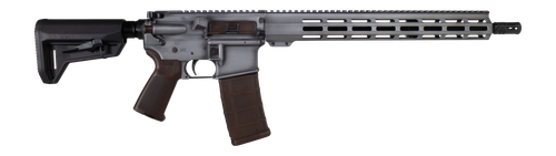 Shark Coast Tactical 300-169-1000-04 Pillager  5.56 NATO 30+1 16" Black Nitride Threaded Barrel, Aluminum Receiver w/Picatinny Rail, M-LOK Handguard, Magpul Collapsible Black Polymer Stock, Brown Magp