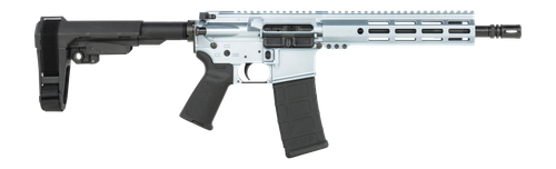 Shark Coast Tactical SCC07114AGC-P Arctic Gun Candy  5.56 NATO 30+1 10.50" Black Nitride Threaded Barrel, Aluminum Receiver w/Picatinny Rail, M-LOK Handguard, SB Tactical SBA3 Brace, Polymer Grip