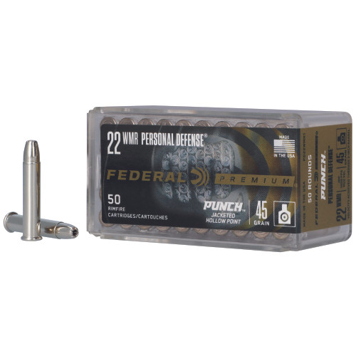 FED PUNCH 22WMR 45GR JHP 50/3000