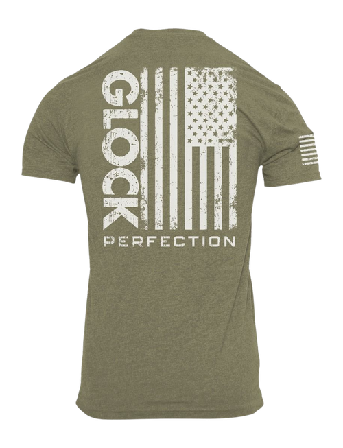 GLK AP96401 PERFECTION FLAG TEE 2XL GRN