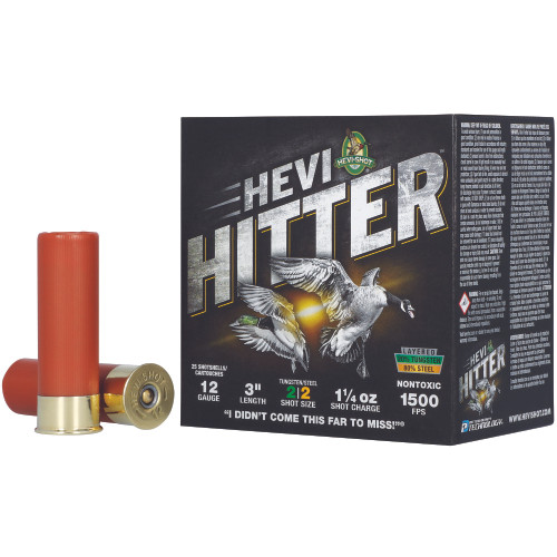 HEVI-HITTER 12GA 3" 1.25OZ #2 TG/STL
