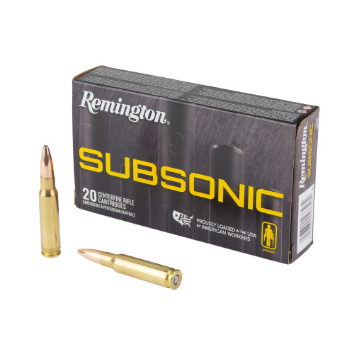 REM 308WIN SUBSONIC 205GR BHP 20/200