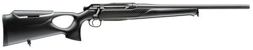 Sauer 80117663 505 Synchro XTC Full Size 375 H&H Mag 2+1 24" Matte Blued Steel Barrel, Matte Blued Saddle Mount Steel Receiver, Black Thumbhole w/Adj Comb Carbon Fiber Stock