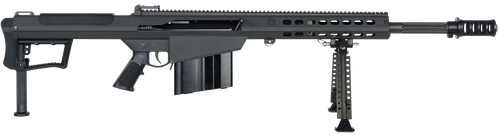 Barrett 20183 M107A1  50 BMG 10+1 20" Fluted Barrel, Picatinny Rail Receiver, M-LOK Handguard, QD BiPod Forend, Black Polymer Grip