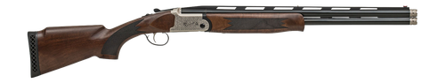 Crickett KSA4320S My First Shotgun Sporting 20 Gauge Break Open 3" 2rd 22" Over/Under Barrel, Engraved Silver Receiver, Fixed Walnut Stock