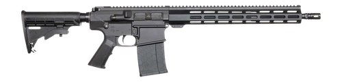 Andro Corp Industries 30816DBFORGED ACI-10 Divergent 308 Win 20+1 16" Black Nitride Threaded Barrel, Black Cerakote Aluminum Receiver w/Picatinny Rail, M-LOK Handguard, M4 Black Polymer Stock, A2 Grip