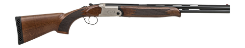 Crickett KSA4300F My First Shotgun Field 410 Gauge Break Open 3" 2rd 20" Over/Under Barrel, Engraved Silver Receiver, Fixed Walnut Stock, Right Hand