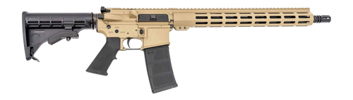 Andro Corp Industries 55616BBFDE ACI-15 Bravo 5.56 NATO 30+1 16" Black Nitride Threaded Barrel, Flat Dark Earth Aluminum Receiver w/Picatinny Rail, M-LOK Handguard, M4 Black Polymer Stock, A2 Grip, Am