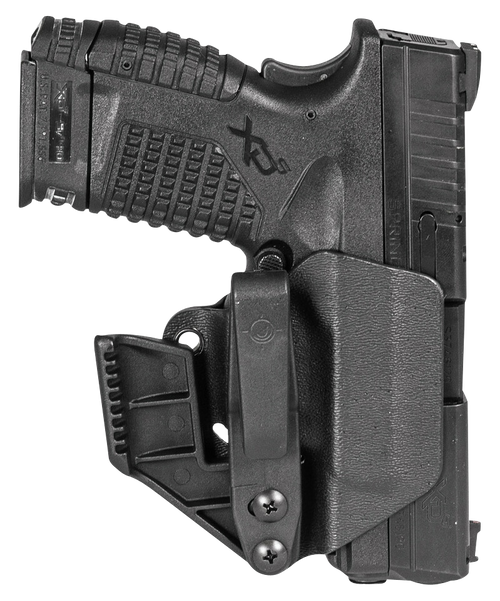 Mission First Tactical H2SFXDSAIWBM Minimalist Holster IWB Black Polymer Belt Clip Fits Springfield XD-S 9/40 3.30" Barrel Ambidextrous