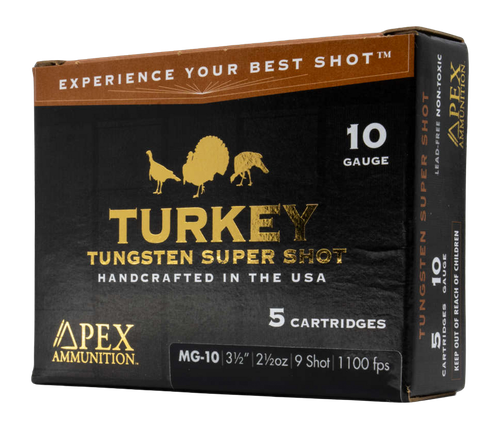APEX AMMO MG10-9     10G 3.5  2-1/2 9         5/10