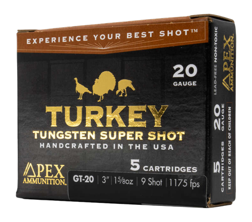 APEX AMMO STH-20     20G 3    1-5/8 7.5/9     5/10