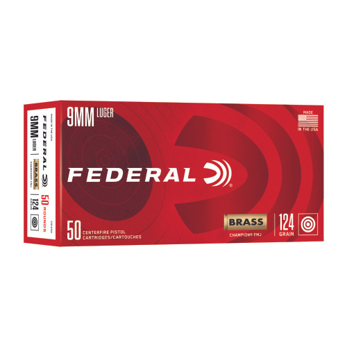 FED CHAMP 9MM 124GR FMJ 50/1000