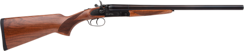 Rock Island 12RSS24 Side By Side  Full Size 12 Gauge 3" 2rd 24" Barrel, Black Anodized Metal Finish & Walnut Stock Right Hand