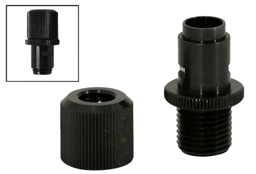 Walther Arms 512105 Threaded Barrel Adapter  P22 Black Nitride Stainless Steel 1/2"-28 tpi Handgun