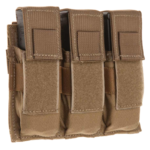 Tacshield T3603CY Universal Triple Pistol Triple Coyote 1000D Nylon
