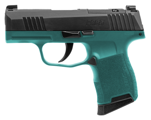 SIG P365 9MM 3.1" 10RD TEAL/BLK OR