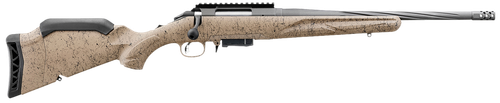 Ruger 46921 American Ranch Gen II 7.62x39mm 5+1 16.10" Cobalt Cerakote Spiral Threaded Barrel, Picatinny Rail Steel Receiver, Flat Dark Earth Splatter Adj Comb Synthetic Stock