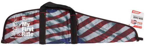 Padded Rifle Case Yth USA Flag White Logo
